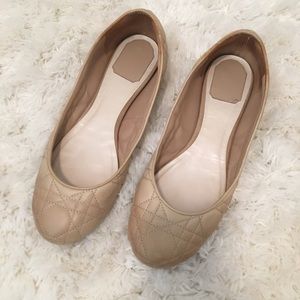 Vintage Dior quilted flats